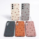 Husă pentru Samsung Galaxy S25 Ultra cu motiv de cireșe Capac din silicon cu protecție pentru cameră Husa de protecție pentru mobil S25 Ultra 25