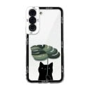 Husă pentru Samsung Galaxy S26+ cu motiv de pisică Husă din plastic pentru telefon Husă de protecție pentru telefon cu ramă în jurul camerei 4