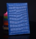 Husă pentru taliei cu model de crocodil și inscripția rașchetată Passport Piele PU strălucitoare Margini cusute Pentru călătorii 3