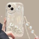 Husă pentru telefon Samsung Galaxy S24 cu motiv și șnur Husă din silicon pentru mobil Carcasă de protecție pentru Samsung S24 pentru utilizare 11