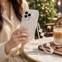 Husa pentru telefon Samsung Galaxy S24 Ultra cu motiv și lanț Silikon de protecție pentru mobil Husa de protecție pentru Samsung S24 Ultra 3