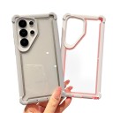 Husă rezistentă la șocuri pentru Samsung Galaxy S25+ cu spate transparent Colțuri întărite PC și TPU Carcasă rezistentă pentru mobil 19