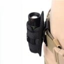 Husă rotativă pentru lanternă 15x5,5 cm Culori neutre Suport pentru lanternă cu clemă rotativă la 360° Husă de centură pentru lanterne 8