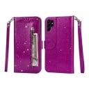 Husă strălucitoare tip carte pentru Samsung Galaxy A36 Rezistentă Cufer cu fermoar Buzunare pentru carduri Mâner pentru încheietură 1