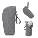 Husă termică izolată pentru biberon 22 x 8 cm Husă termică gri pentru cărucior Husă de călătorie pentru biberon Fără accesorii 2