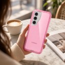 Husă transparentă pentru Samsung Galaxy S24 Ultra Husă rezistentă din PC și TPU Protecție împotriva șocurilor și zgârieturilor Husa 5