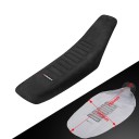 Husă universală pentru scaun de motocicletă Roșie Husă din PVC rezistentă la apă și antiderapantă pentru scaun Honda KTM Yamaha Kawasaki 50–250cc 5