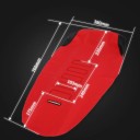 Husă universală pentru scaun de motocicletă Roșie Husă din PVC rezistentă la apă și antiderapantă pentru scaun Honda KTM Yamaha Kawasaki 50–250cc 1