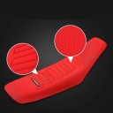 Husă universală pentru scaun de motocicletă Roșie Husă din PVC rezistentă la apă și antiderapantă pentru scaun Honda KTM Yamaha Kawasaki 50–250cc 3