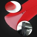Husă universală pentru scaun de motocicletă Roșie Husă din PVC rezistentă la apă și antiderapantă pentru scaun Honda KTM Yamaha Kawasaki 50–250cc 4