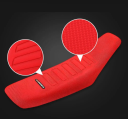 Husă universală pentru scaun de motocicletă Roșie Husă din PVC rezistentă la apă și antiderapantă pentru scaun Honda KTM Yamaha Kawasaki 50–250cc 2