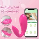 Hvalformet vibrator til dobbelt stimulering med mobilapp som fjernbetjening, diskret emballage 2