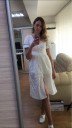 Hvid blondekjole 5