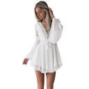Hvid boho kjole 1