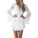 Hvid boho kjole 4