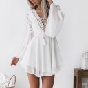 Hvid boho kjole 5