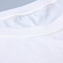 Hvid dame-T-shirt med sjovt print B197 2