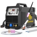 HVT250P AC/DC Inverter Welding Machine 4in1 TIG and MMA 5-200 A 220 V 42 x 32 x 19 cm Black for Welding Aluminium Stainless Steel and Steel 1