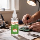 HXP-105 Soldering Flux 30 ml Non-Washable Bottle 10.3 x 3 cm Conical Tip Transparent For Stainless Steel Copper and Nickel Battery Strips 5