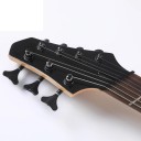Hybridní Multi-Strunová Kytara Batking Vějířové Pražce 7 Strun Kytarová 3 Strun Basová Mahagon Spalted Javor Stupnice 762-844 mm 4