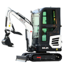 Hydraulic Mini Digger 1.8t JKW-18 Excavator with Accessories Hydraulic Mini Excavator 2