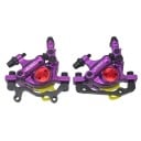 Hydraulické kotoučové brzdy MTB ZOOM HB100 set predná a zadná 140/160 mm obousmerné piesty ťahový mechanizmus 50–75 mm pre bicykel 7