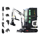 Hydraulické mini rypadlo 1,8t JKW-18 Bagr s příslušenstvím Hydraulický mini bagr 2