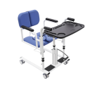 Hydraulické toaletné kreslo pre pacientov Nastaviteľná výška 41-65 cm Nosnosť 150 kg Hydraulický zdvíhací mechanizmus Prenosné pre domácu starostlivosť 2