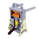 Hydraulický tepelný lis manuální Lisovací síla 5 t 600 W 49 x 30 x 24 cm Dvojitá topná deska s digitálním displejem Šedý Na potisk triček 3
