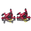 Hydrauliska skivbromsar MTB ZOOM HB100 set fram och bak 140/160 mm dubbelverkande kolvar dragmekanism 50–75 mm för cykel 6