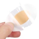 Hydrogel-Blasenpflaster, selbsthaftende ovale Pads, transparenter Schutz für Fersen und Zehen vor Abrieb und Druck, 10 Stück 1