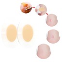Hydrogel-Blasenpflaster, selbsthaftende ovale Pads, transparenter Schutz für Fersen und Zehen vor Abrieb und Druck, 10 Stück 2