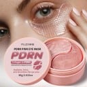 Hydrogel oogpads 80 g met PDRN en collageen Roze Tegen donkere kringen en zwellingen Antislip oogmaskers Voor thuisgebruik 3