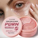 Hydrogelové polštářky pod oči 80 g s PDRN a kolagenem Růžové Proti tmavým kruhům a otokům Protiskluzové oční náplasti Pro domácí péči 3