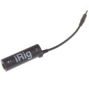 I-Rig Converter and Audio Interface for Guitar with Integrated Tuner Connection to Mobile and Computer Black Colour Compact Solution 3