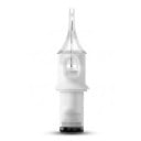 Igły do tatuażu Cartridge 1014RS 20 sztuk Jednorazowe Sterylne Round Shader 0,30 mm Stal nierdzewna Białe Do cieniowania dużych powierzchni 2