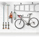 IJzeren hanger met 2 haken 11 x 6,5 x 6,8 cm Metalen wandhaak voor sleutels en handdoeken Robuuste haak voor de gang Keuken Badkamer Praktische hanger 3