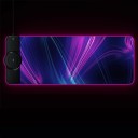 Illuminated Mouse and Keyboard Mat with Wireless Phone Charger 2