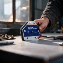 Íman de soldadura FM2-S Hexagonal 6 ângulos de 30 a 105 graus Capacidade 25 kg Dimensões 9,7 x 8 x 1,6 cm Azul Para a oficina 3