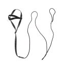 Imbracatura in nylon per uccelli con guinzaglio da addestramento 172 cm Circonferenza toracica 37 cm Volo sicuro all'aperto Per pappagalli e uccelli domestici 2