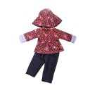 Impermeabile con cappello per bambole 6