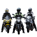 Impermeabile da moto completo giacca pantaloni unisex poliestere TPU protezione contro la pioggia guida in moto uso esterno 5