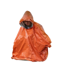 Impermeabile poncho con cappuccio 100 x 130 cm PE leggera protezione contro la pioggia viaggi turismo festival uso all'aperto 5
