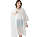 Impermeabile poncho con cappuccio taglio ampio 130 × 30 × 110 cm leggera protezione dalla pioggia escursionismo viaggi uso all'aperto 3