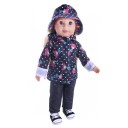 Imperméable avec chapeau pour poupées 9