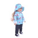 Imperméable avec chapeau pour poupées 13