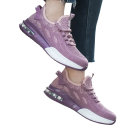 Încălțăminte de lucru pentru femei cu superior respirabil și talpă amortizată din material PU violet design sportiv pentru muncă și plimbare de zi cu zi 6