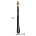 Încălțător din plastic negru, lungime 48 cm, flexibil, pentru încălțător, Ajutor pentru încălțător, Încălțător fabricat din plastic rezistent 2