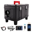Încălzire pe motorină 8 kW la 12 V și 24 V cu alarmă CO, aplicație Bluetooth și display HD 405 x 275 x 295 mm negru cu mâner roșu pentru mașină 1