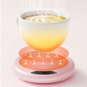 Încălzitor de băuturi 11,2 x 11,2 x 2,4 cm Placă electrică cu temperatură constantă USB 20 W Încălzire căni Sticle Menținerea temperaturii băuturilor 4